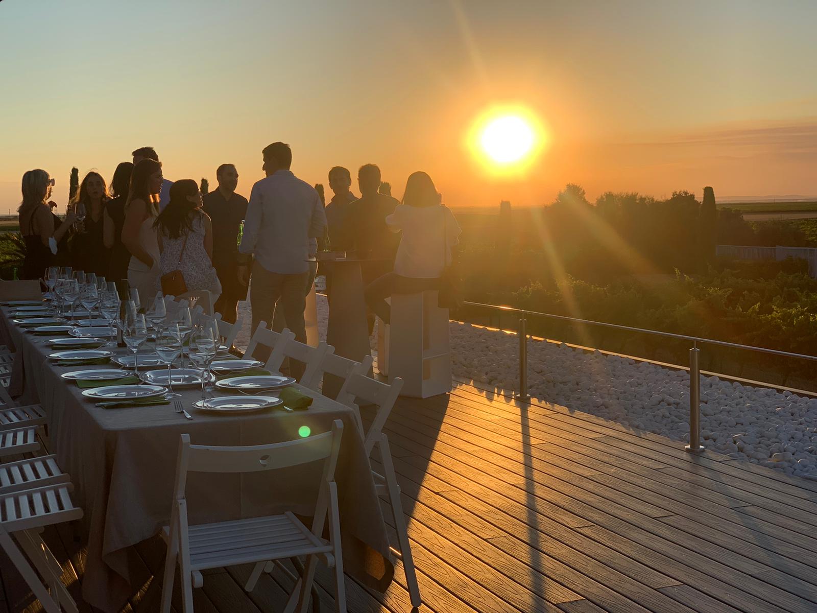 Eclipse y perseidas en Bodegas José Pariente
